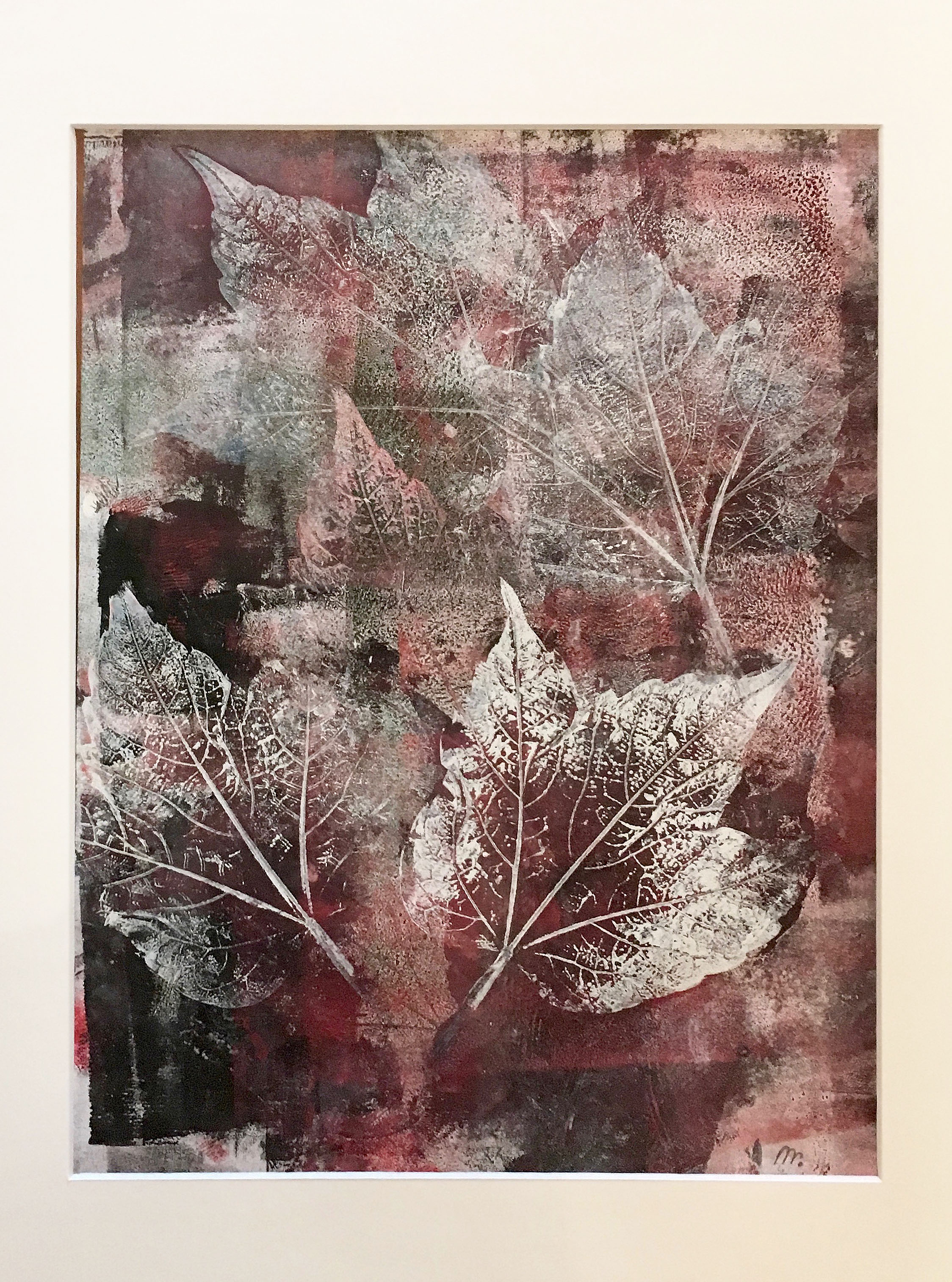Maria RATZBERGER_ART-WORK_Herbstlaub_30x45_Monotypie_2017_IMG_4868_kl