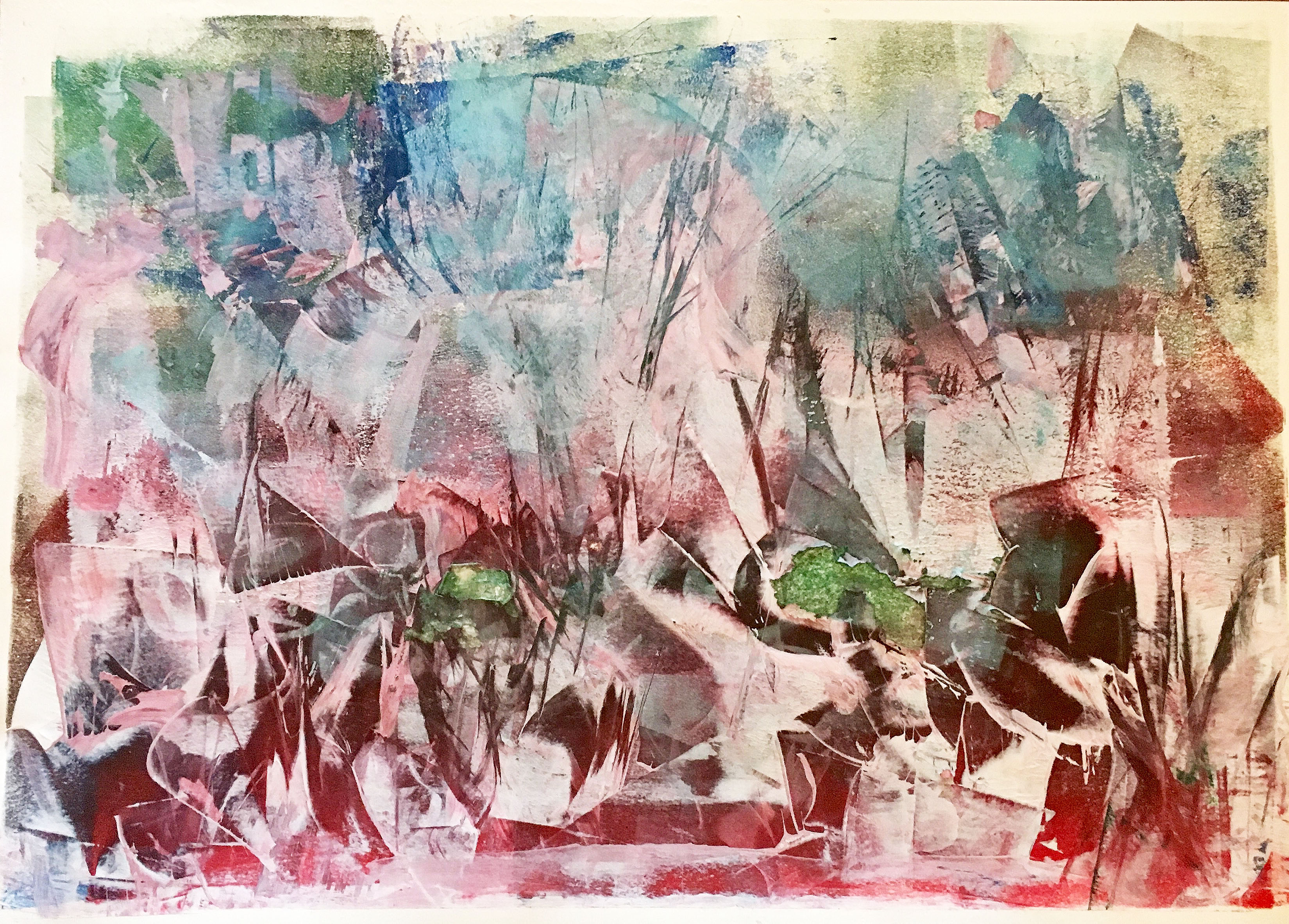 Maria RATZBERGER_ART-WORK_Wenn Farbe und Spachtel spielen_50x70_Monotypie_2017_IMG_4869_kl